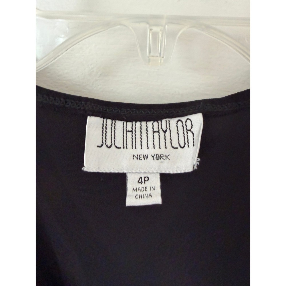 Julian Taylor Babydoll Top Pleated V-Neck Belted Waist Y2K Business Clubwear 4P - Picture 8 of 13